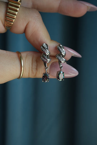 Tornado - Sterling Twist Post Earring