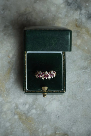14k Ruby & Diamond Band