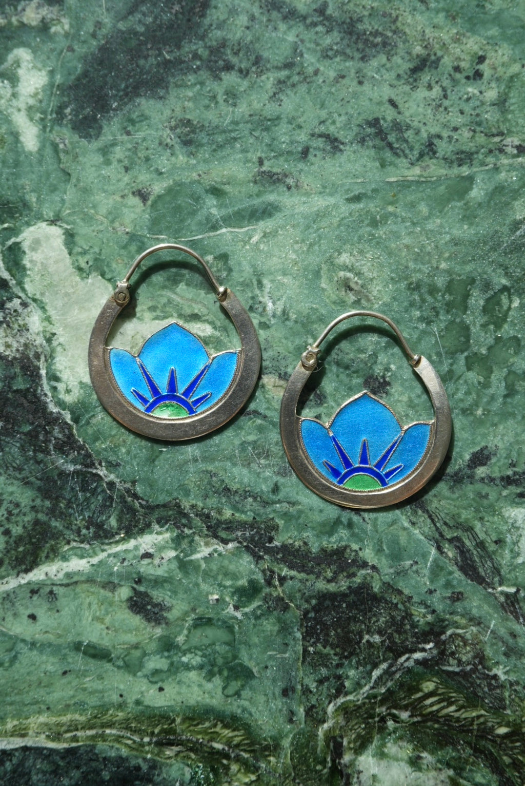 BLUE LOTUS HOOPS