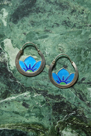 BLUE LOTUS HOOPS