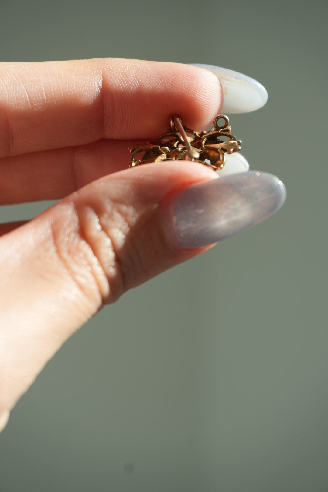 10K VICTORIAN PENDANT/ BROACH