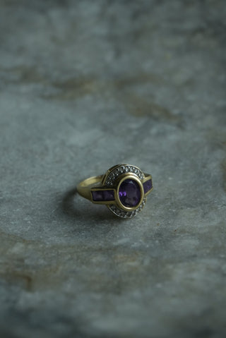 14K AMETHYST RING