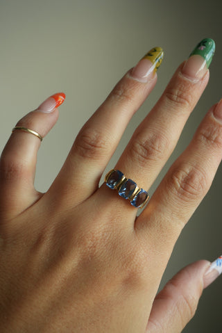 TANZANITE TRIPLETS SZ 8