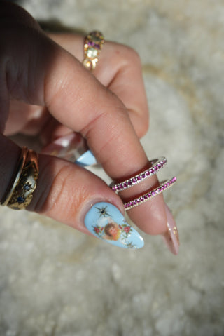 RUBY INFINITY BANDS SZ 7