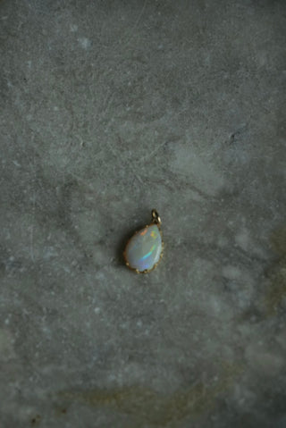 14k Mini Opal Pendant