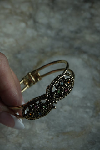 Paisley Baby - Vintage Costume Hinge Bangle
