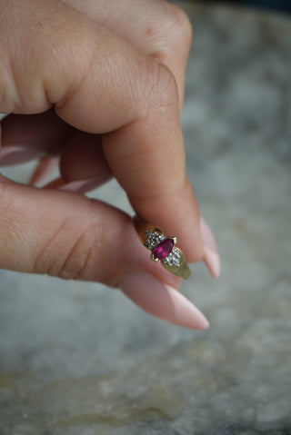 10K RUBY RING