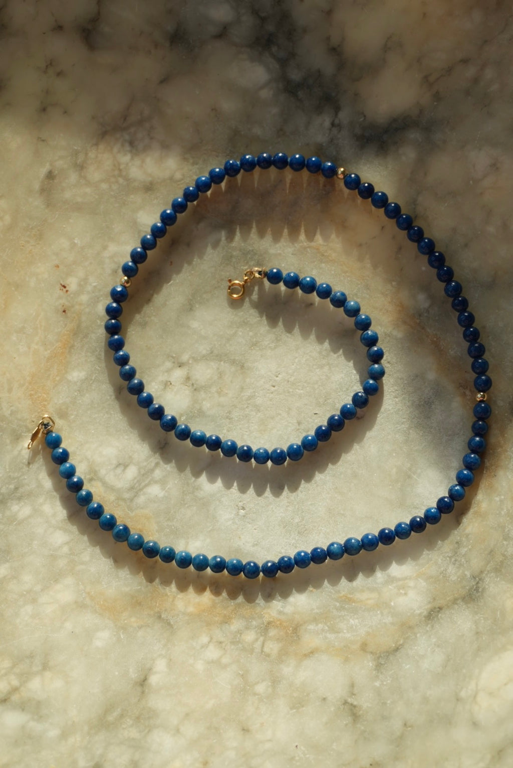 16INCH 14k LAPIS NECKLACE