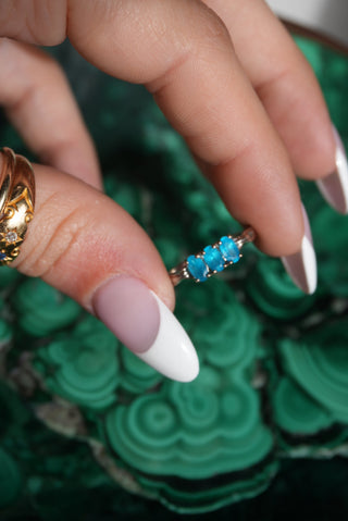 BLUE OPAL STACKER SZ 8