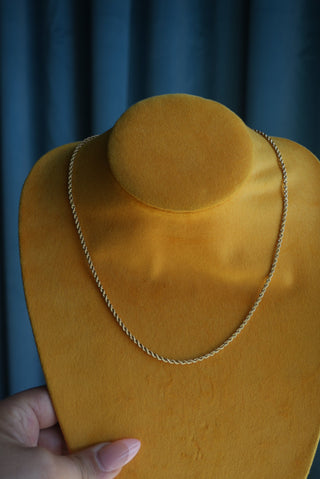 14K ROPE CHAIN 16 INCHES