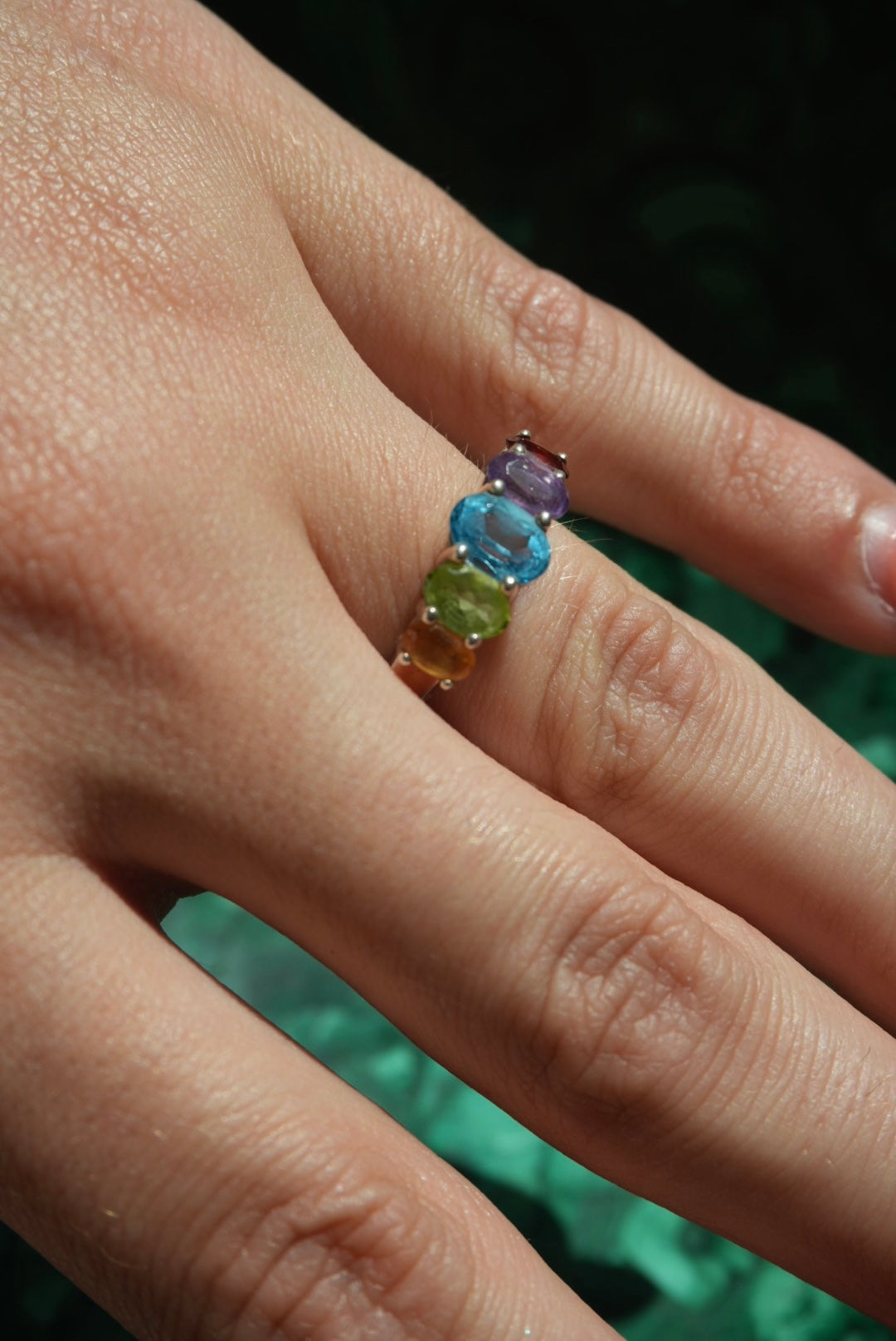 VIBRANT CHAKRA RING SZ 6.5