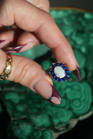 14K LAPIS & OPAL RING