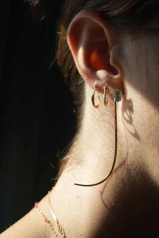 14k Unique Threader Earrings