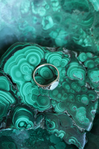 STERLING SIGNET RING SZ 9