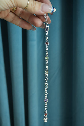 KALEIDOSCOPE - STERLING GEMSTONE BRACELET