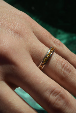 CITRINE BANDS SZ 7