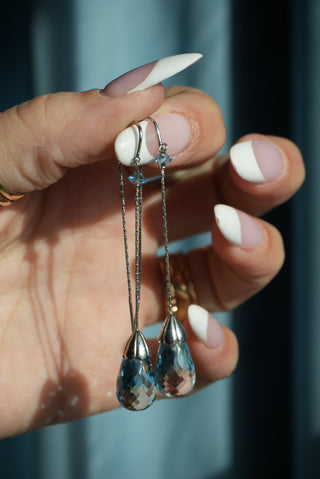 TOPAZ DROP EARRINGS