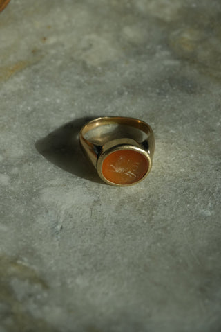 Antique Lion Head Ring