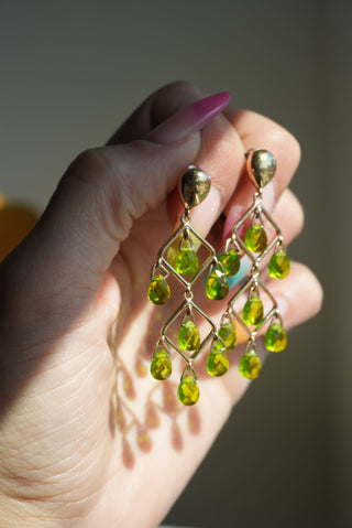 PERIDOT CHANDELIERS