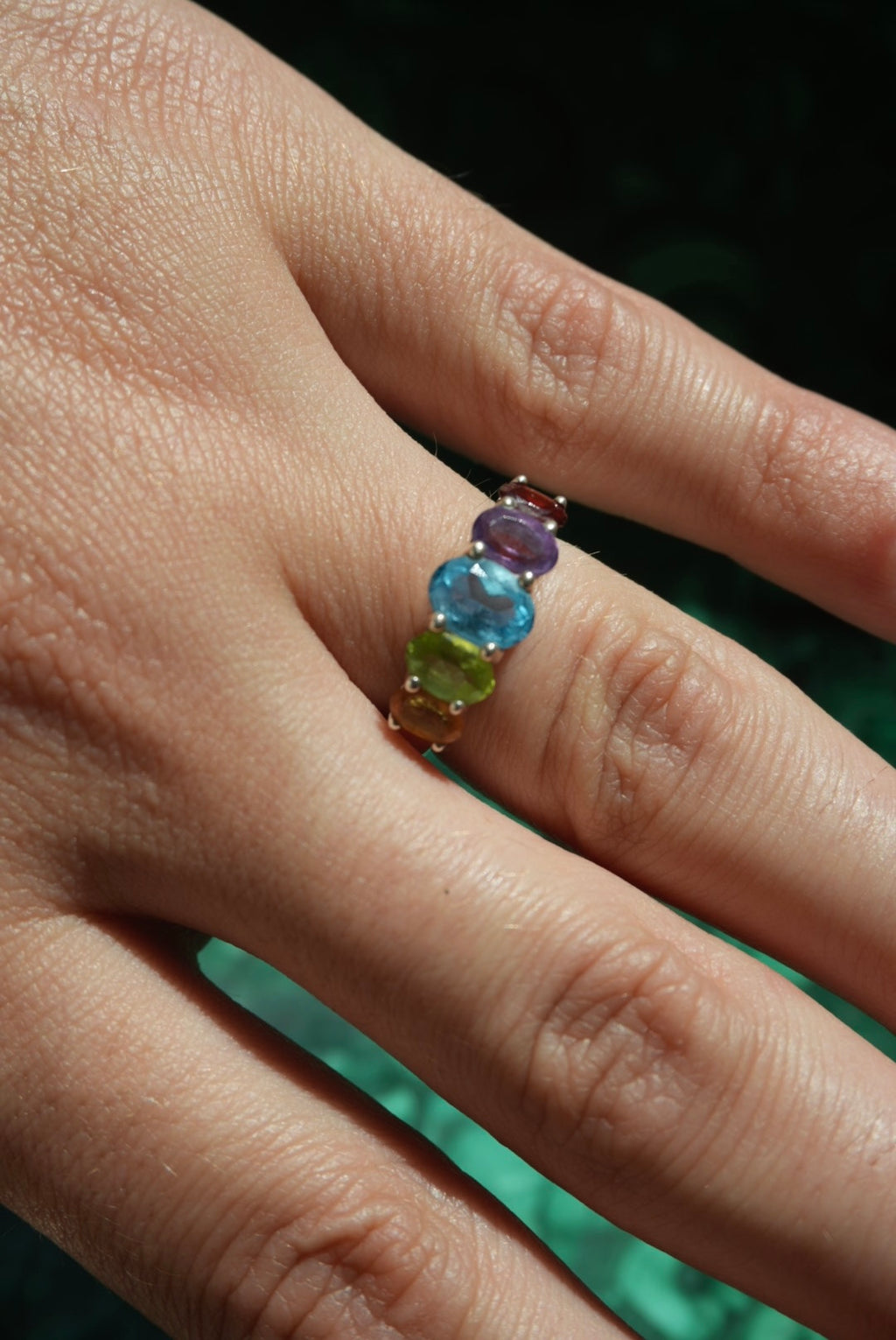 VIBRANT CHAKRA RING SZ 6.5