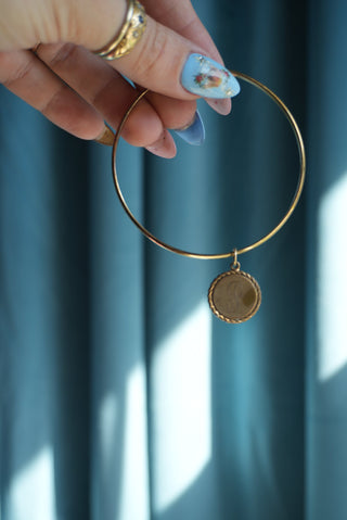 INITIAL ‘P’ BANGLE