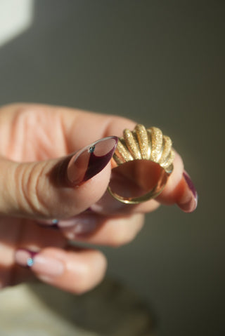 14K GO7DEN CROISSANT