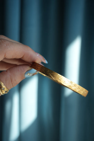 GOLD FILL BANGLE BRACLEET