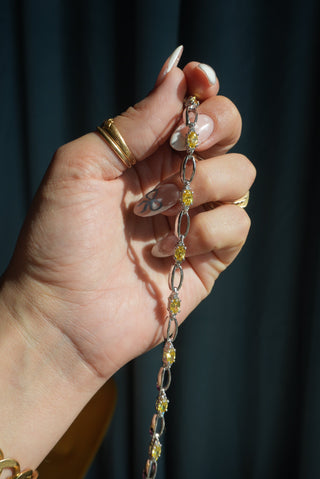 LEMON CITRINE TENNIS BRACELET