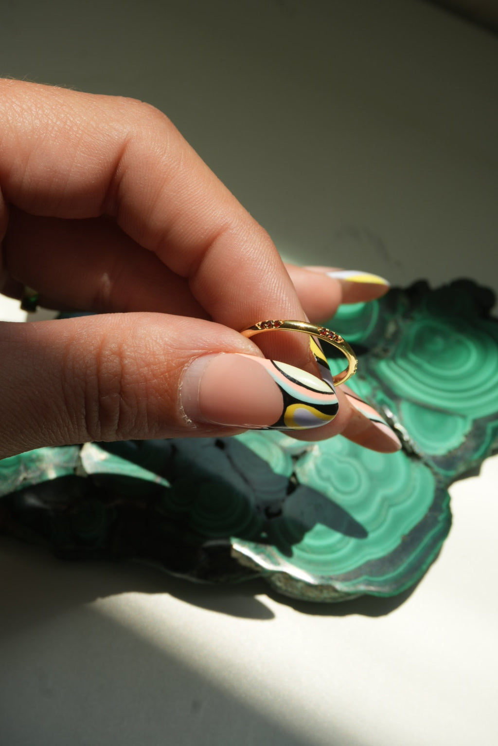 SAPPHIRE BANDS SZ 6