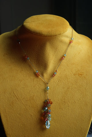 Candy Crush - Goldtone Beaded Necklace