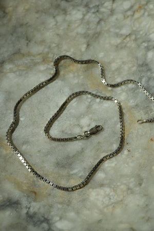 STERLING BOX CHAIN