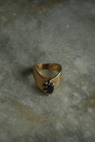 14K PRINCESS DIANA RING