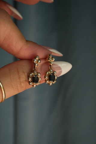 Blue Buds - Sterling Bubbly Sapphire Earrings