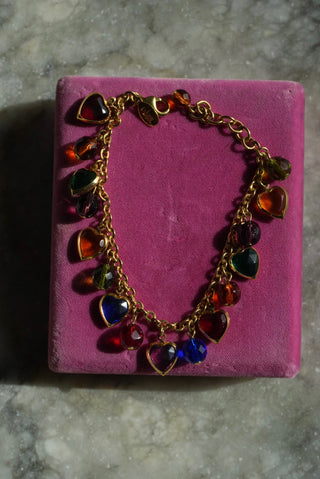 Candy Hearts - Joan Rivers Charm Bracelet