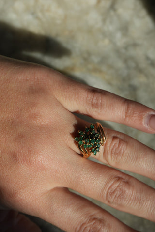 EMERALD CLUSTERS SZ 7