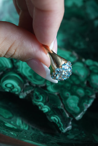 14k Topaz Dome Ring