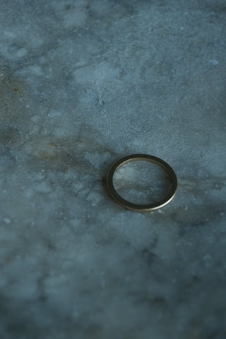 14K SKINNY STACKER RING