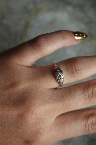 14K VICTORIAN DIAMOND RING