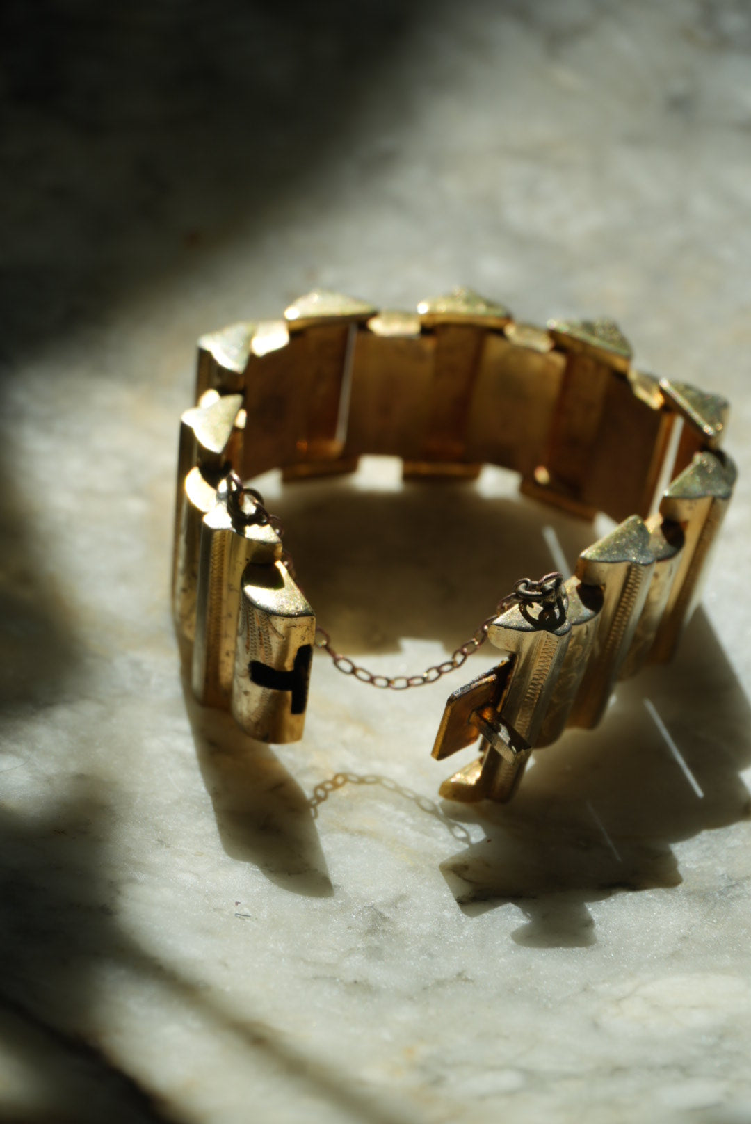 RARE ANTIQUE GOLD FILL BRACELET