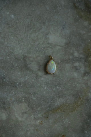 14k Mini Opal Pendant