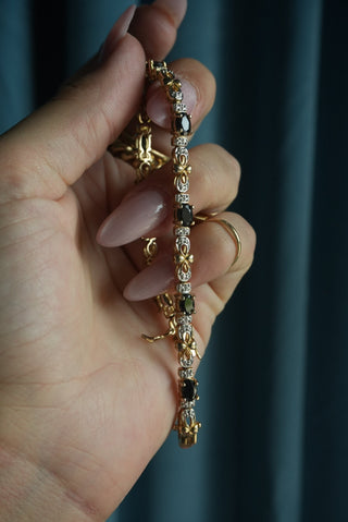 Bitty Bows - Vermeil Gemstone Bracelet