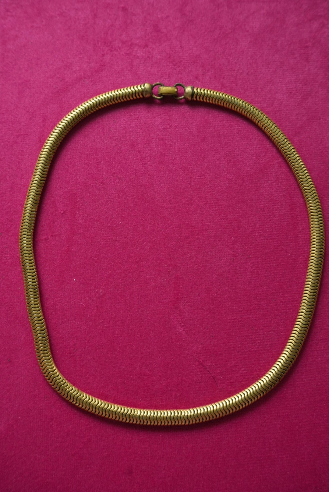 VINTAGE GOLD FILL SNAKE CHAIN