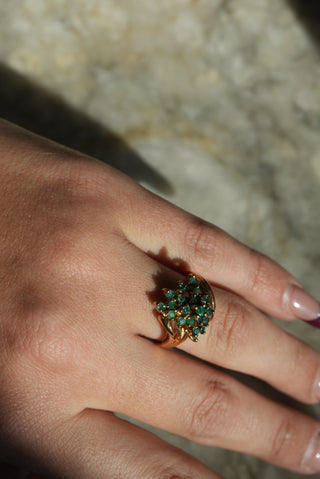 EMERALD CLUSTERS SZ 7