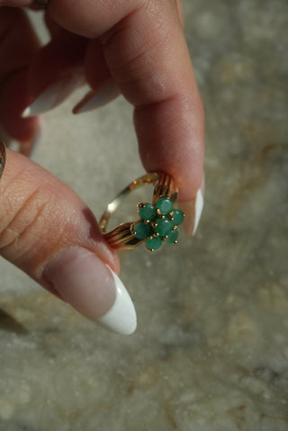 14K EMERALD RING