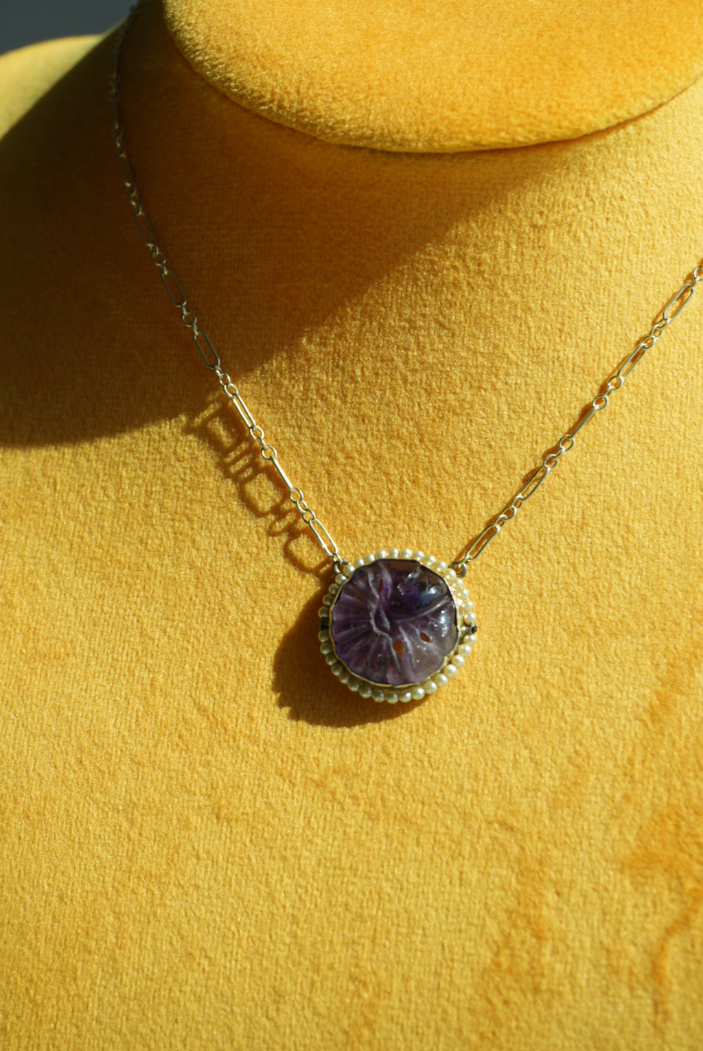 CARVED AMETHYST