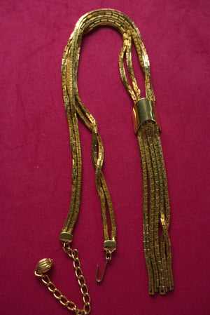 VINTAGE GOLDTONE LARIAT