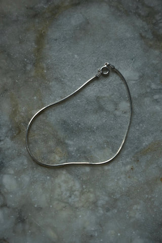 Simple Sweet - Sterling Snake Bracelet