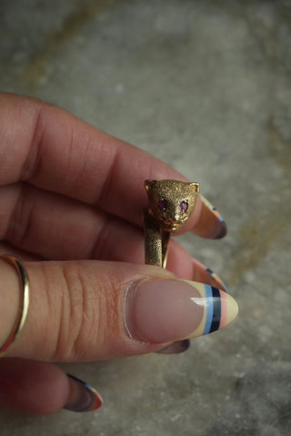 14K ULTIMATE LEOPARD RING