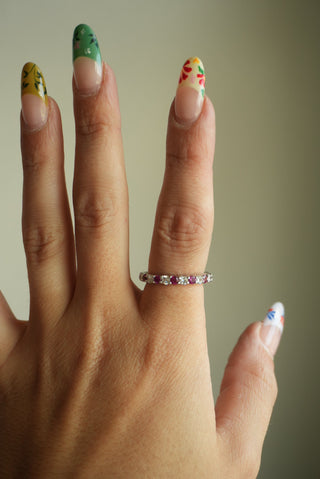 RUBY INFINITY BAND SZ 7.5