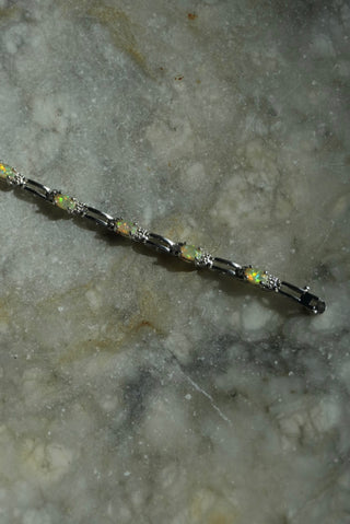Gummy Opals - Sterling Tennis Bracelet